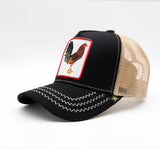 Men GOLD STAR Rooster Trucker Hat