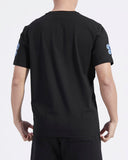 Men ROKU STUDIO Denim Patch Tear T-Shirt