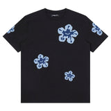 Men ROKU STUDIO Denim Patch Tear T-Shirt