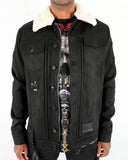 Men SMUGGLERS MOON Black Suede Jacket