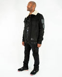 Men SMUGGLERS MOON Black Suede Jacket