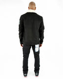 Men SMUGGLERS MOON Black Suede Jacket