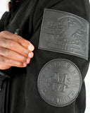 Men SMUGGLERS MOON Black Suede Jacket