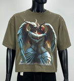 Men FIFTH LOOP Eternal Heavy Weight Cropped T-Shirt
