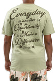 Men BLAC LEAF Make a Difference T-Shirt