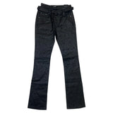 Men KINDRED Rhinestone Belt Stacked Jeans