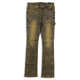 Men KINDRED Waxed Rhinestone Stacked Jeans