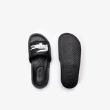 Men LACOSTE Croco Dualiste Logo Strap Slides