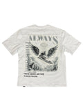 Men DENIMICITY Always Flying High Stoned Out Oversize T-Shirt