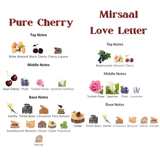 Cherry Love Bundle | Mirsaal Love Letter By Le Falcone Niche Collection Eau de Parfum Spray 3.4 oz |