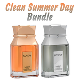 Clean Summer Day Bundle | Sandy | Lavina | 100 ML (3.4 FL OZ) Unisex Eau De Parfum By Le Bonheur