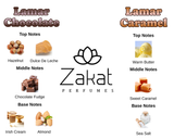 Daniel's Sweet Tooth Bundle | Lamar Chocolate | Lamar Caramel | Unisex 100 ML (3.4 FL OZ) Eau De Parfum By Zakat