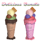 Delicious Bundle | Choco Dream | Berry Sundae | 100 ML 3.4 FL OZ Unisex Eau De Parfum By Le Bonheur