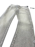 Men KINDRED Rhinestone Denim Stacked Jeans