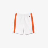 Men LACOSTE Regular Fit Colorblock Fleece Shorts