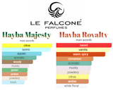 Hayba Collection Bundle | Hayba Royalty Unisex | Hayba Majesty Men | 100 ML (3.4 FL OZ) Eau De Parfum By Le Falcone