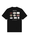 Men MILANO Front Patches Oversized T-Shirt