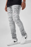Men JORDAN CRAIG Alkaline Denim Slim Taper Jeans