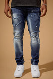 Men JORDAN CRAIG Geostorm Denim Slim Taper Fit Jeans