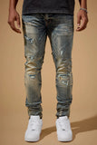 Men JORDAN CRAIG Geostorm Denim Slim Taper Fit Jeans