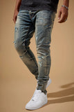 Men JORDAN CRAIG Geostorm Denim Slim Taper Fit Jeans