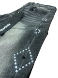 Men KINDRED Rhinestone Diamond Skinny Jeans