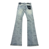 Men KINDRED Rhinestone Belt Stacked Jeans