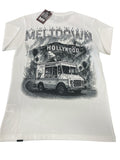Men DENIMICITY Meltdown On Sunset Stone T-Shirt