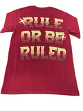 Men DENIMICITY Rule Or Be Ruled Stone T-Shirt