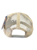 Men GOLD STAR Rooster Trucker Leather Hat