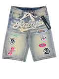 Men KINDRED Rallys Patch Denim Shorts