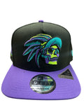 NEW ERA 9Fifty A-Frame Mexico Aztec Skull Warrior 2 Tone Snapback