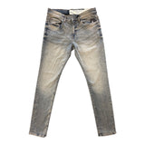 Men JORDAN CRAIG Light Rip Sean Slim Taper Fit Jeans