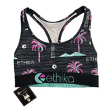 Women ETHIKA Pixel Palm Sports Bra