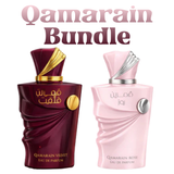 Qamarain Bundle | Qamarain Rose | Qamarain Velvet | Eau De Parfum 100 ML (3.4 FL OZ) Women