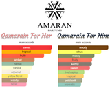 His & Hers Qamarain Bundle | Qamarain For Him By Amaran | Qamarain For Her By Amaran | Eau De Parfum 50 ML (1.7 FL OZ)