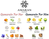 His & Hers Qamarain Bundle | Qamarain For Him By Amaran | Qamarain For Her By Amaran | Eau De Parfum 50 ML (1.7 FL OZ)
