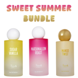 Sweet Summer Bundle | Sugar Vanilla | Marshmallow Roast | Mango Twist | Unisex 100 ML (3.4 FL OZ) Eau De Parfum By Parisvally