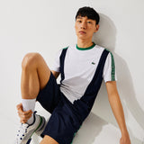 Men LACOSTE Sport Branded Bands Piqué T-Shirt