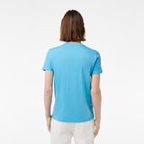 Men LACOSTE V-Neck Pima Cotton Jersey T-Shirt