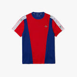Men LACOSTE Sport Branded Bands Piqué T-Shirt