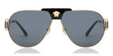 VERSACE VE2252 Versace's gold pilot frame sunglasses