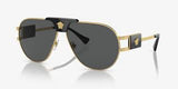VERSACE VE2252 Versace's gold pilot frame sunglasses