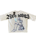 Men ROKU STUDIO Rich Habits Cropped Drop Shirt