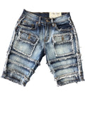 Kids FWRD Patchwork Denim Shorts