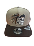 NEW ERA 9Fifty A-Frame Mexico Aztec Skull Warrior 2tone Snapback