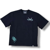 Men DENIMICITY Warrior Of The Seas Stoned Out Oversize T-Shirt