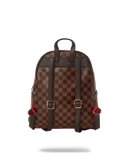 UNISEX SPRAYGROUND LIMITED EDITION SHARKS IN PARIS POLARIS SAVAGE MINI BACKPACK BROWN
